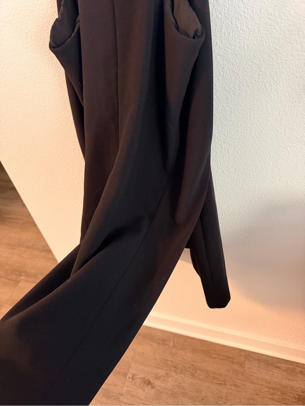KF/KaufmanFranco Collective Black Layered Overlay Cocktail Dress Size 10 - Picture 7 of 7